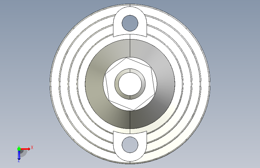 水平調整腳座(SUS製)LVF125-SUS-3D_333725 俯视图
