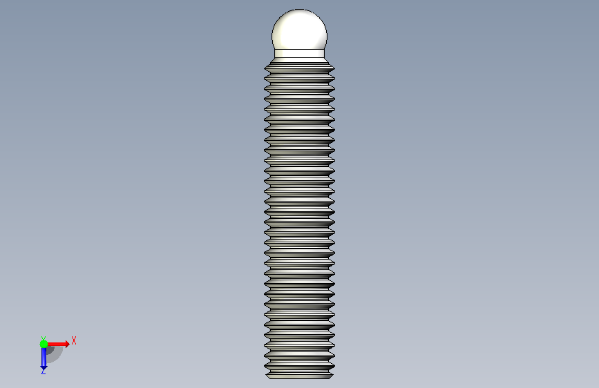 水平調整腳座連結螺絲2257-3D_2257.320 俯视图