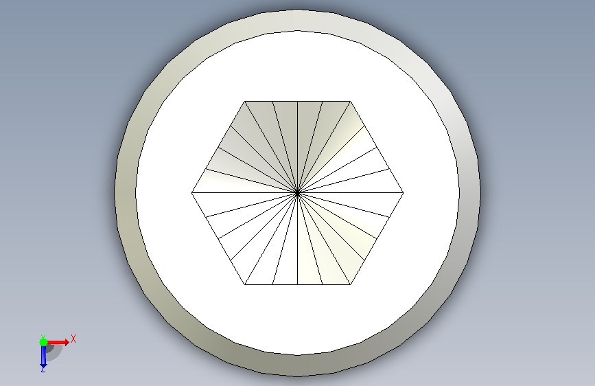 無頭內六角螺絲,不銹鋼無頭內六角螺絲PSW,PSSW-3D_PSW06-35 俯视图