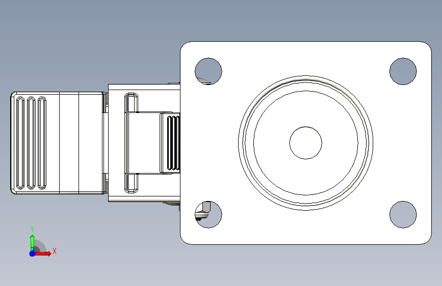 橡膠輪、導電輪(800N、1000N)5535-3D_5535.1253 正面视图