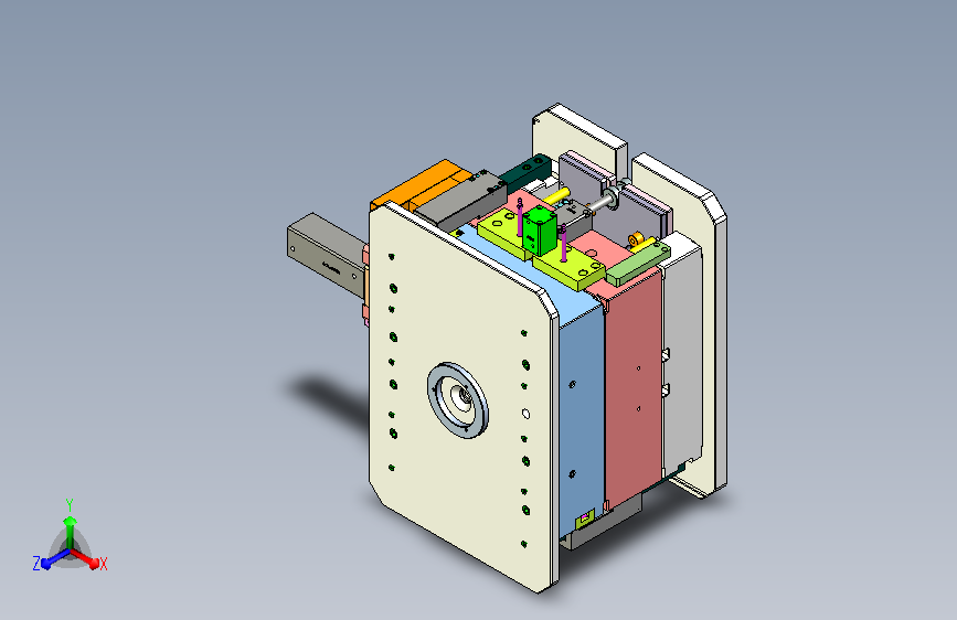 H0007898-发动机盖子模具设计