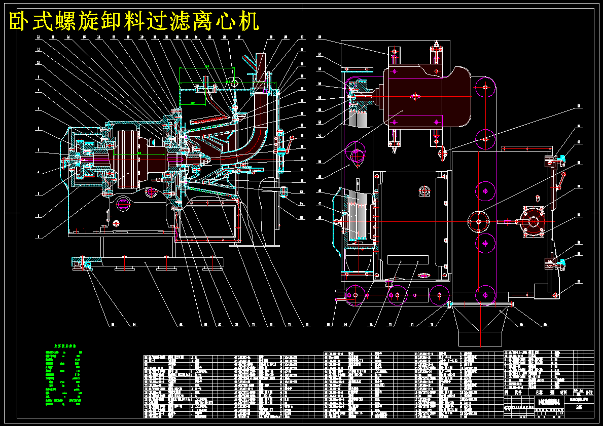 卧式螺旋卸料过滤离心机 1644193
