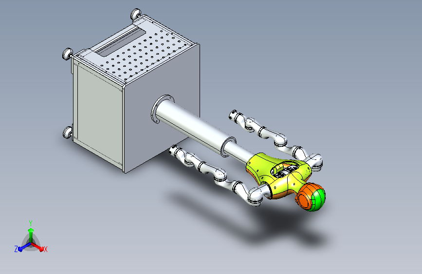 智能人形机器人模型-0618 主视图