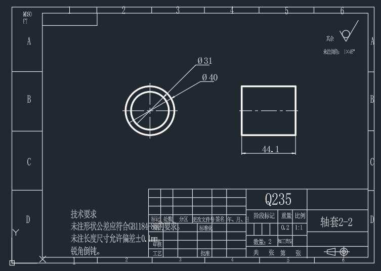 双层料箱提升输送流水线2d图纸