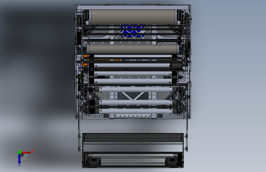A0012326-FRC 比赛机器人 俯视图