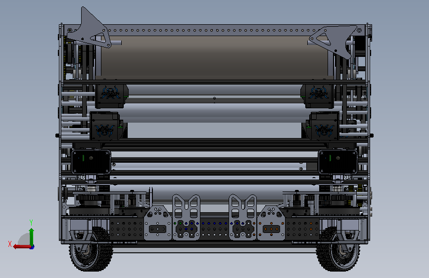 A0012326-FRC 比赛机器人 背面视图