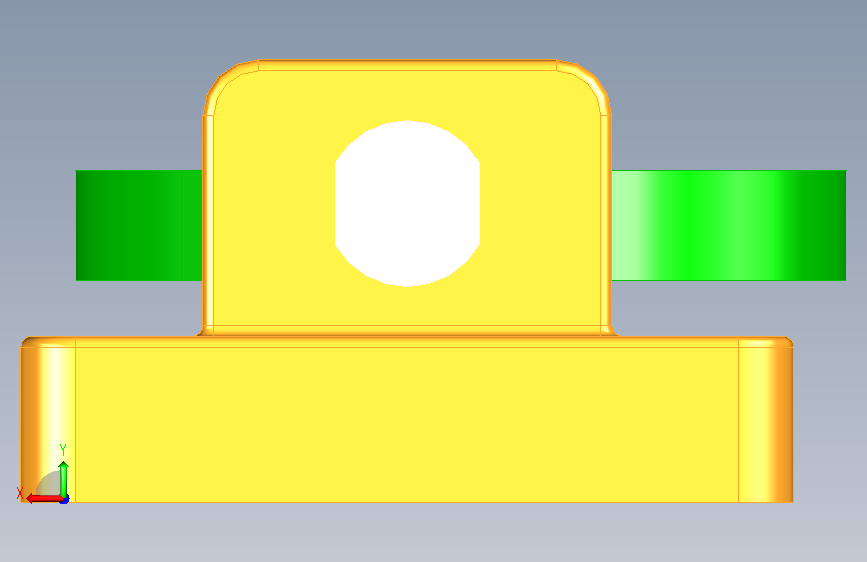 凸轮弹簧动画 背面视图