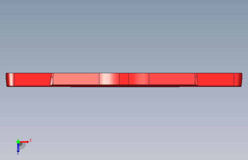A0012400-3D打印卡持有者 俯视图