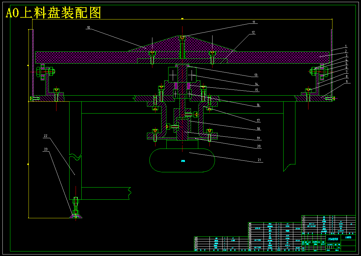 EG-6203四通道超声波轴承清洗机送料机构设计【含CAD图纸+文档】 俯视图
