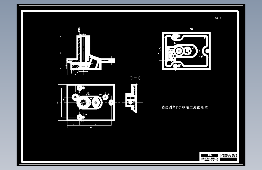 G7116型弓锯机的设计【3张CAD图纸+文档】 主视图