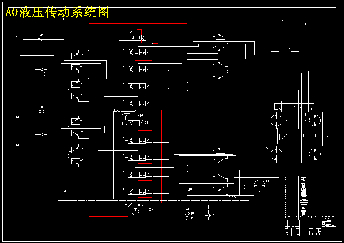 WY-200型挖掘机液压系统设计【履带式】【含8张CAD图纸+文档】