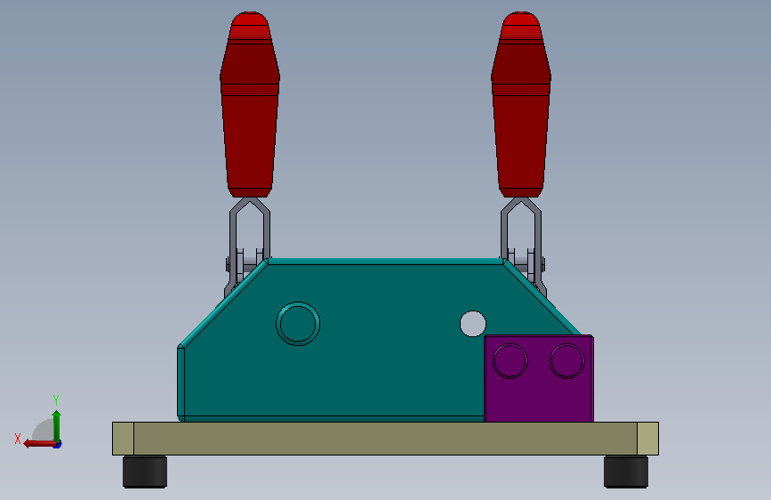 A0012619-钻孔和夹具夹具组件 背面视图