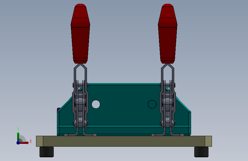 A0012619-钻孔和夹具夹具组件 正面视图