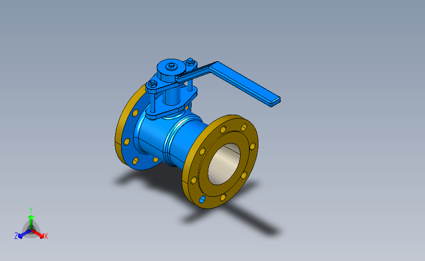 QZ41M高温排污阀[QZ41M-1-DN100].step