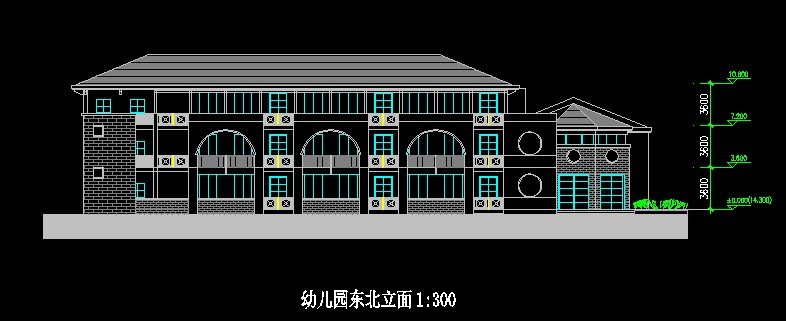 华侨城 幼儿园平立剖全