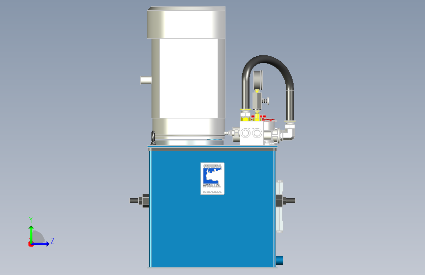 液压组件Continental Hydraulics-1003883 左侧视图