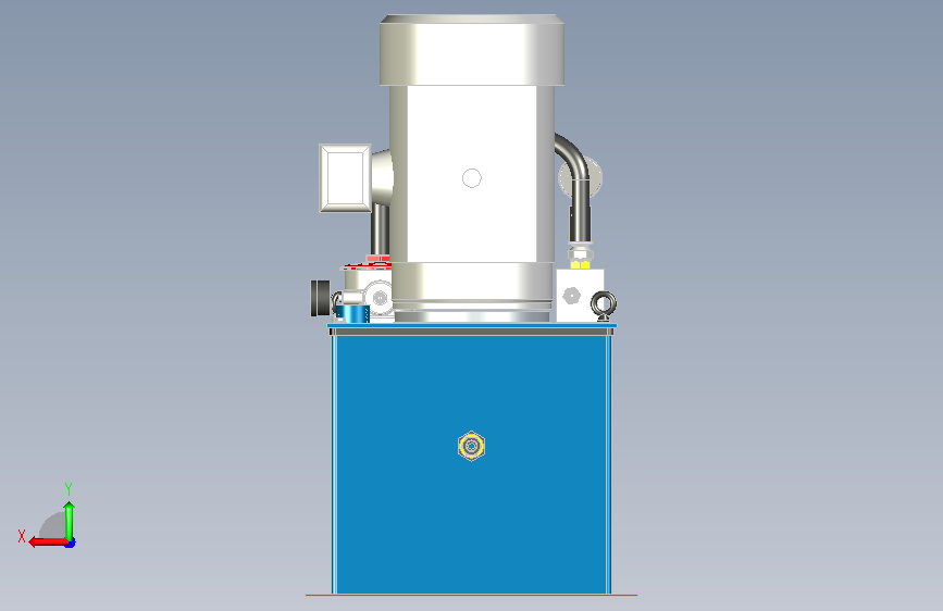 液压组件Continental Hydraulics-1003883 背面视图