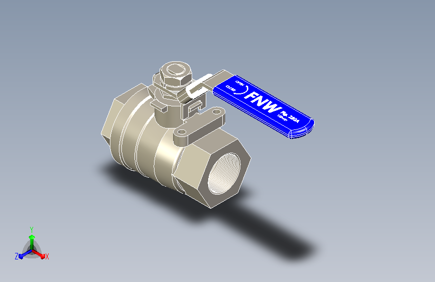 二片式内螺纹球阀FNW-FNW220AH