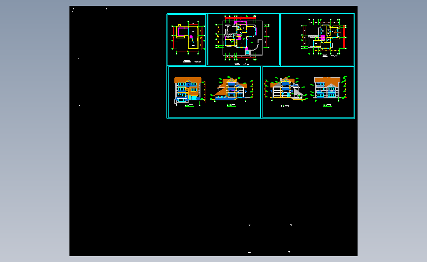 中式风格别墅模型