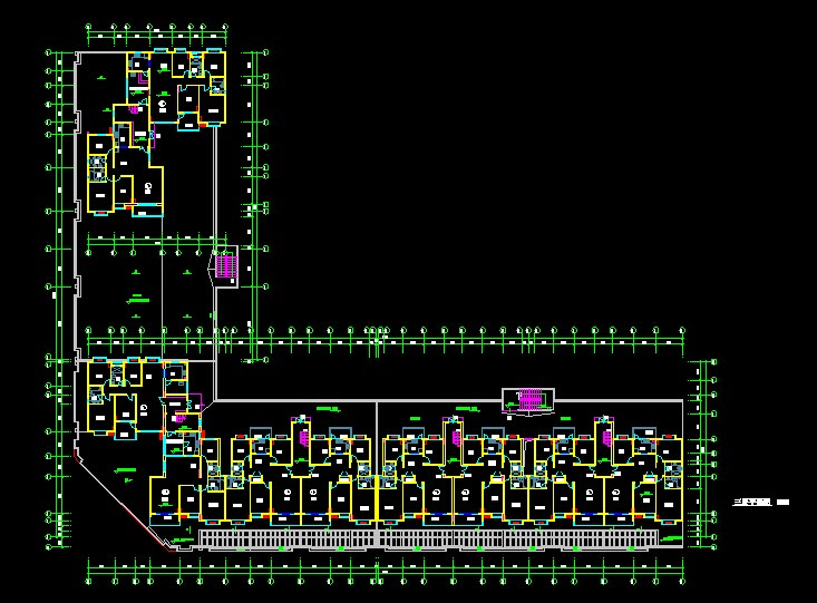 现代风格A型多层商住楼