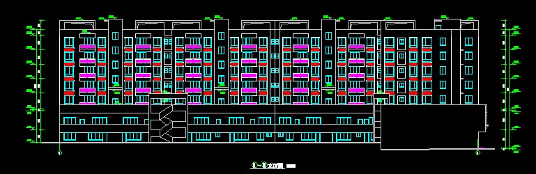 现代风格A型多层商住楼