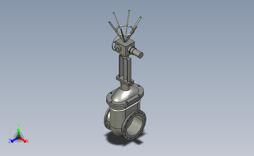 Z941T-10低压电动铸铁明杆闸阀[Z941T╱W-10-400]