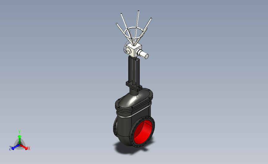 Z941T-10低压电动铸铁明杆闸阀[Z941T╱W-10-700]