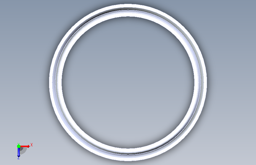钢制管法兰用金属环垫jbt6657-1993ZHM_27 俯视图