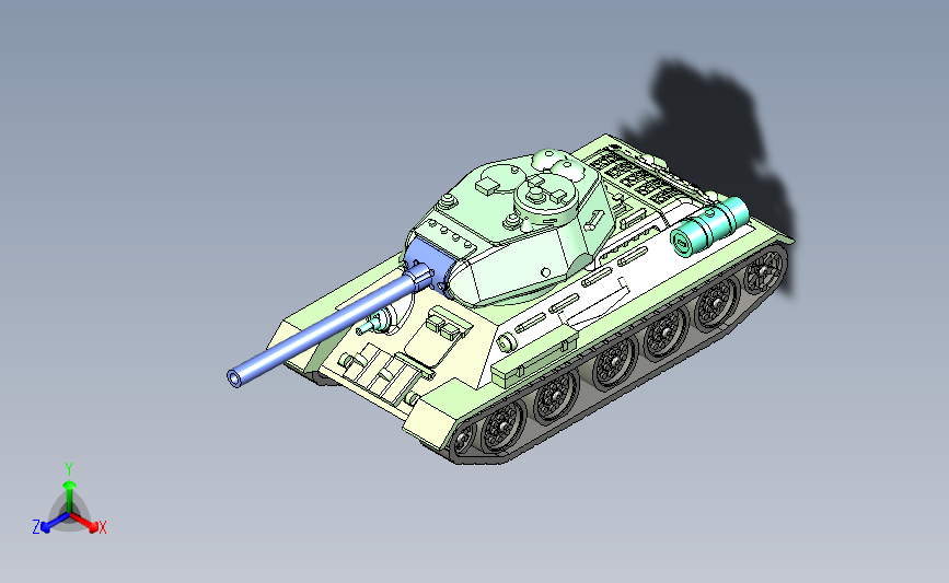 3d打印T34坦克