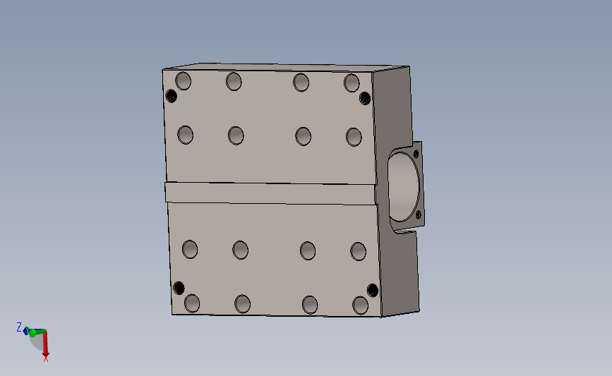 CNC 的X 轴轴承座