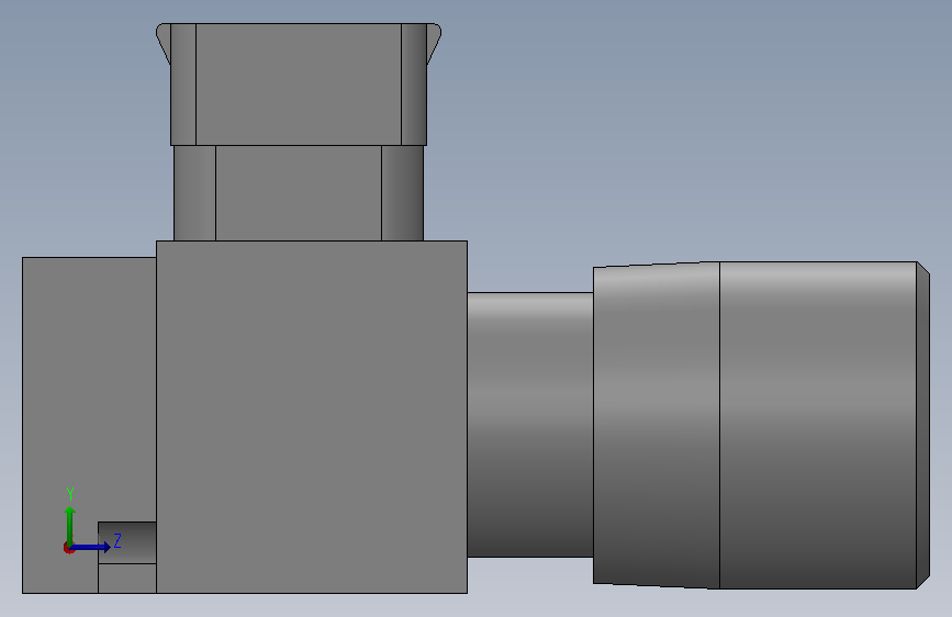 A0012779-活塞式压力开关 电液式。 - Rexroth - BOSCH。 - 型号 HED 8,系列 1X,最大压力 = 630 bar。 - OH(垂直叠加组件)(高达 350 bar)。 - 630 bar - KW 旋转刻度旋钮。 左侧视图