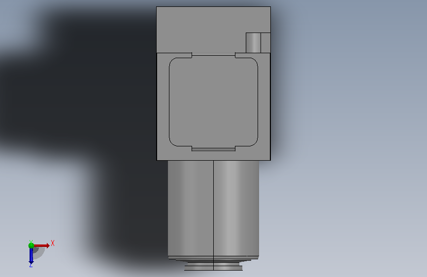 A0012784-活塞式压力开关 电液式。- Rexroth - BOSCH。- 型号 HED 8,系列 1X,最大压力 = 630 bar。- OH(垂直叠加组件)(高达 350 bar)。- 630 bar - 主轴(无刻度)。 俯视图