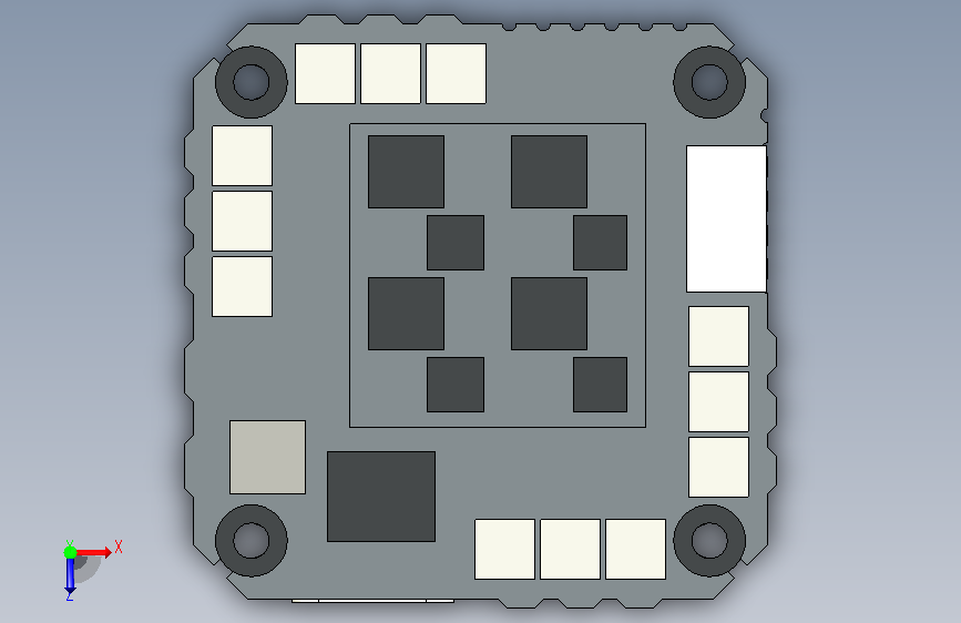 A0012835-GEPRC TAKER G4 45A 8位AIO 俯视图