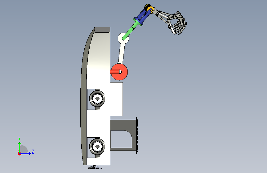 A0012906-环保垃圾收集器环保垃圾收集船 左侧视图
