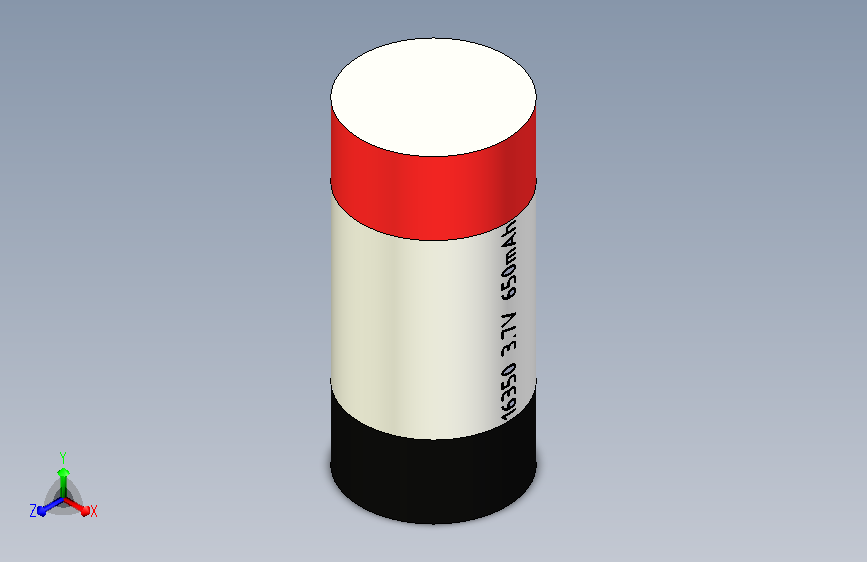 电子元件ACB_16350 3.7v 650mAh