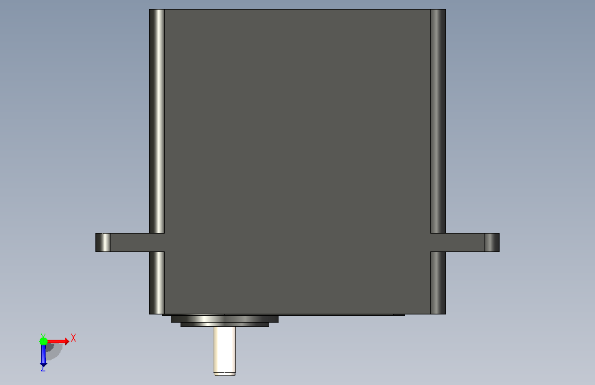 电子元件servomotor_gx70 俯视图