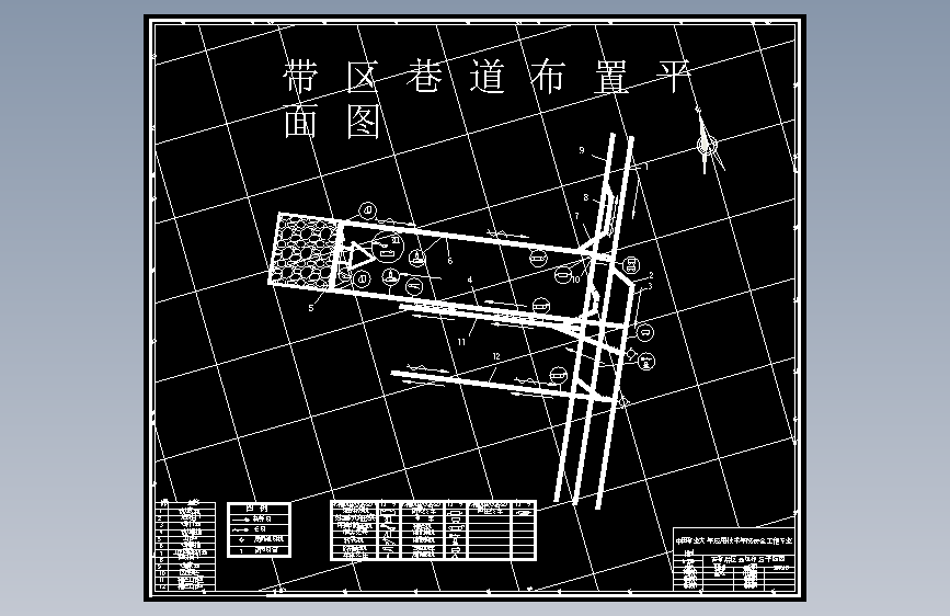 古书院煤矿210万ta新井通风系统设计 主视图