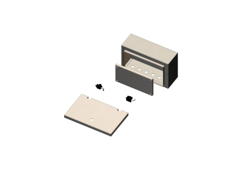 A0013111-AHU 电气端子箱外壳 _ 金属板组件 _ SolidWorks
