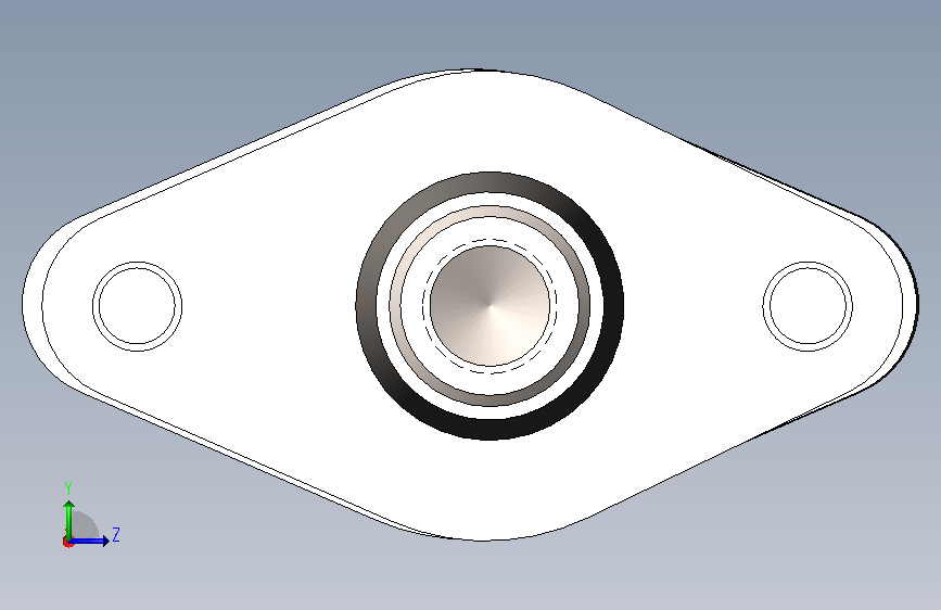 A3007293-旋转拉削工具 左侧视图
