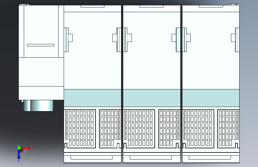 A1003387-ABB OS400J03熔断断开器 俯视图