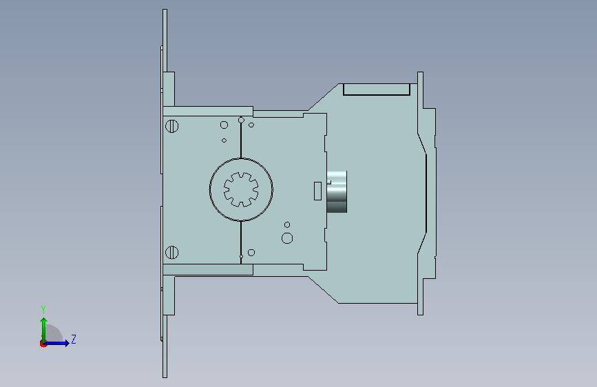 A1003387-ABB OS400J03熔断断开器 左侧视图