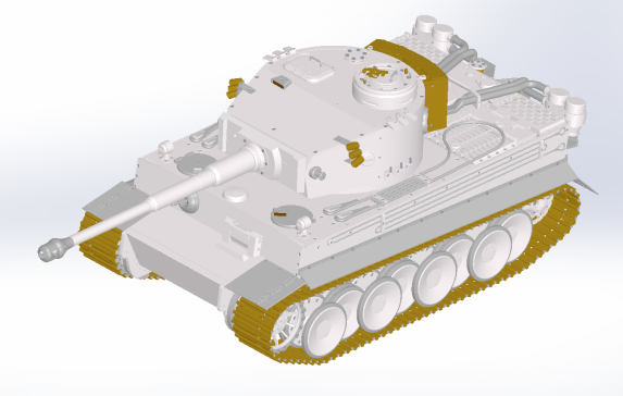 德国虎式坦克1：10模型