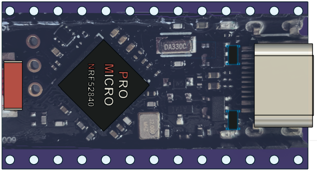A0013236-Pro Micro nRF52840 Usb C开发板