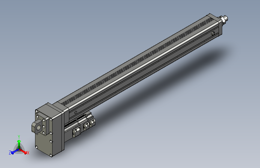 同步带模组_型材模组_滑台_直线导轨 YC60-T05-610-BR-FC-P400.STEP