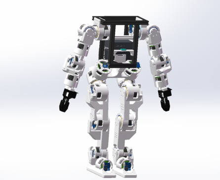 开源3D打印人形机器人Berkeley Humanoid Lite三维图纸 STEP格式 附源码