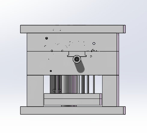 烫发夹主体模具设计