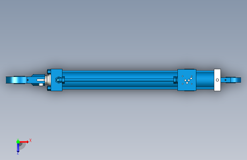 带位置测量系统 CST3 - MS2 的拉杆气缸-cst3-mp5-bore-diameter-d-100mm-with-stroke-length-s-800-mm-1.snapshot.1 俯视图