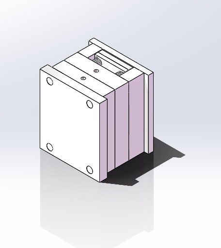 扬声器外壳模具设计 俯视图