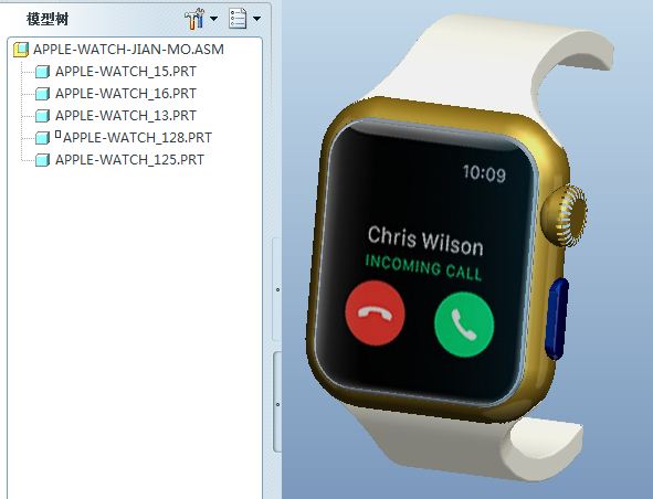 苹果apple-watch三维模型