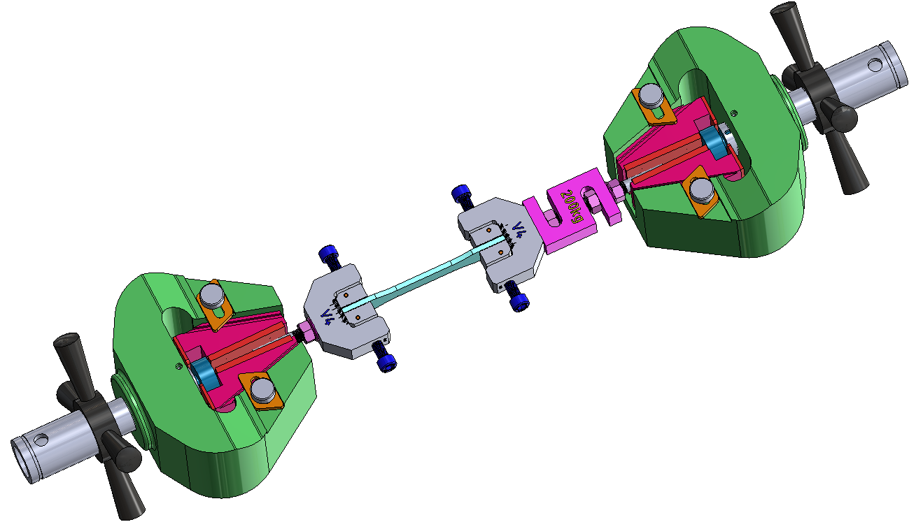 A0013571-夹持用于 ASTM638 或 ISO527 试样 (V4)